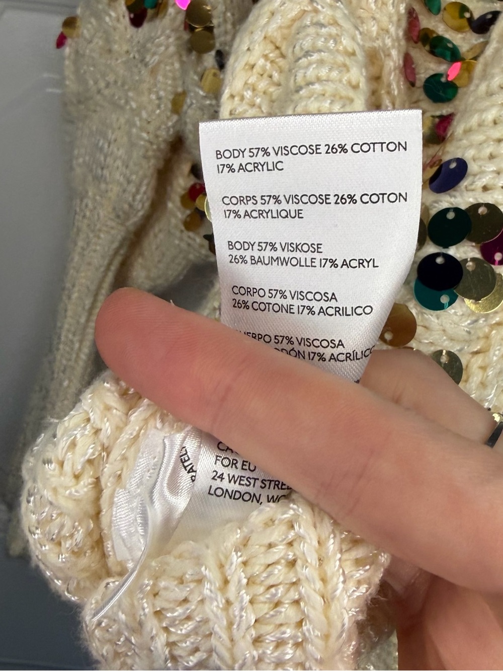 Anthropologie Lara Sequined Sweater - Picture 7 of 7
